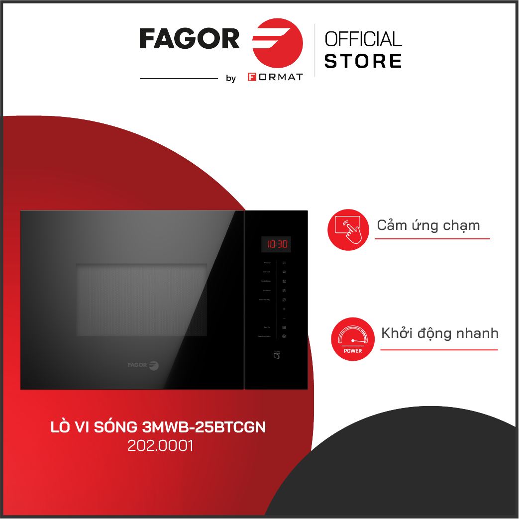 Lò vi sóng Q-Class FAGOR 3MWB-25BTCGN (202.0001)