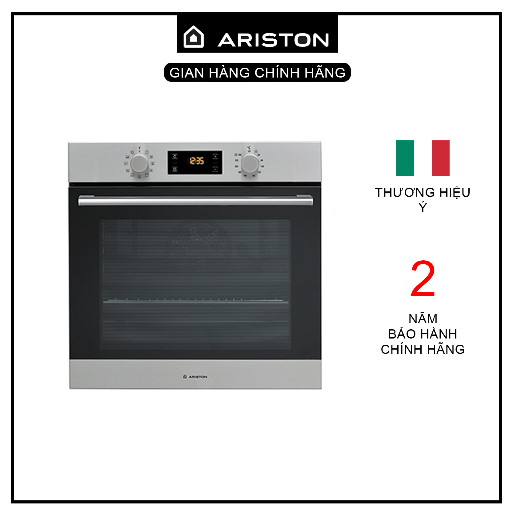 Lò nướng Ariston, lắp âm tủ FA2844HIXAAUS