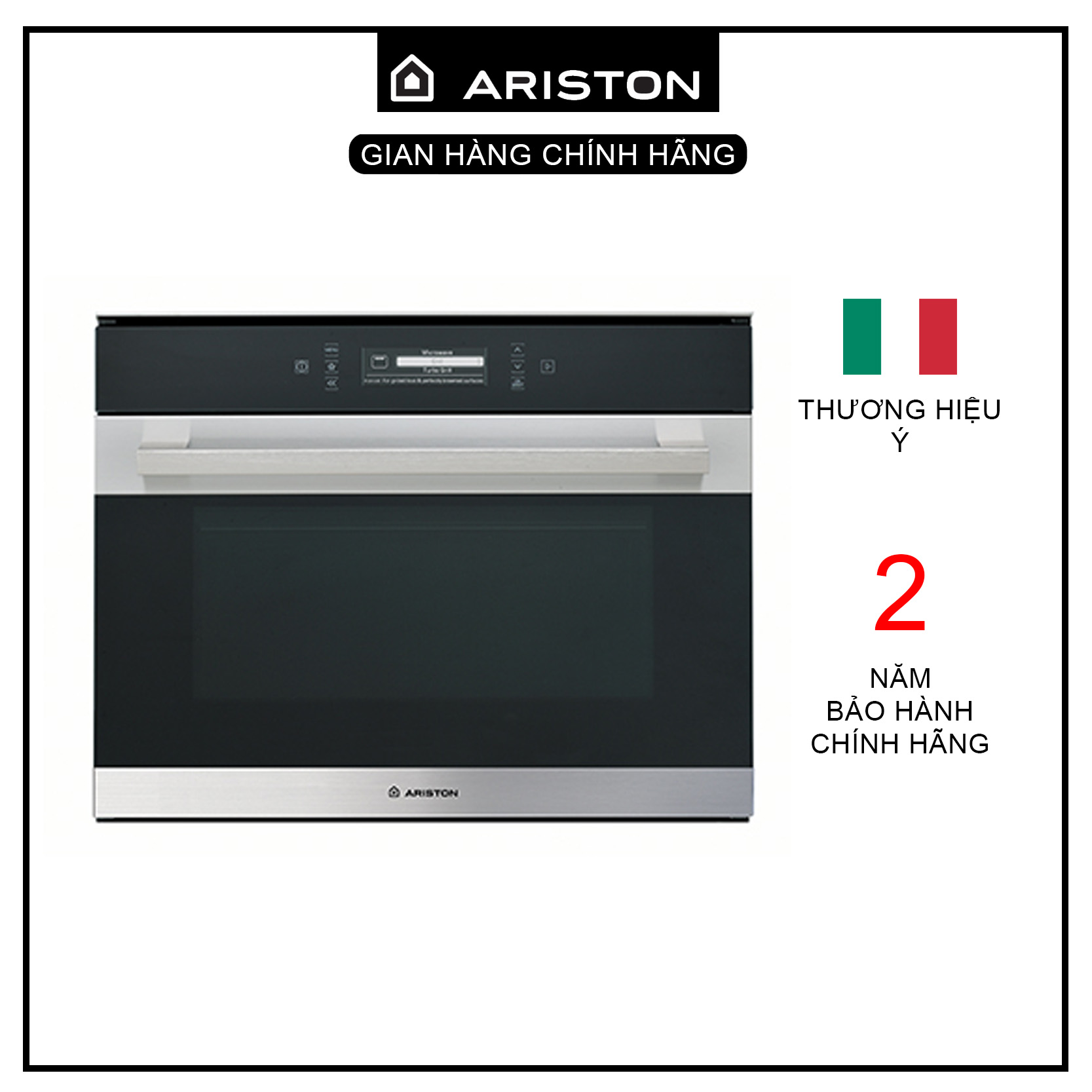 Lò vi sóng đa năng Ariston, lắp âm tủ MP796IXA