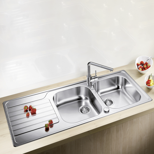 Chậu Rửa Bát Blanco DINAS 8 S Chrome