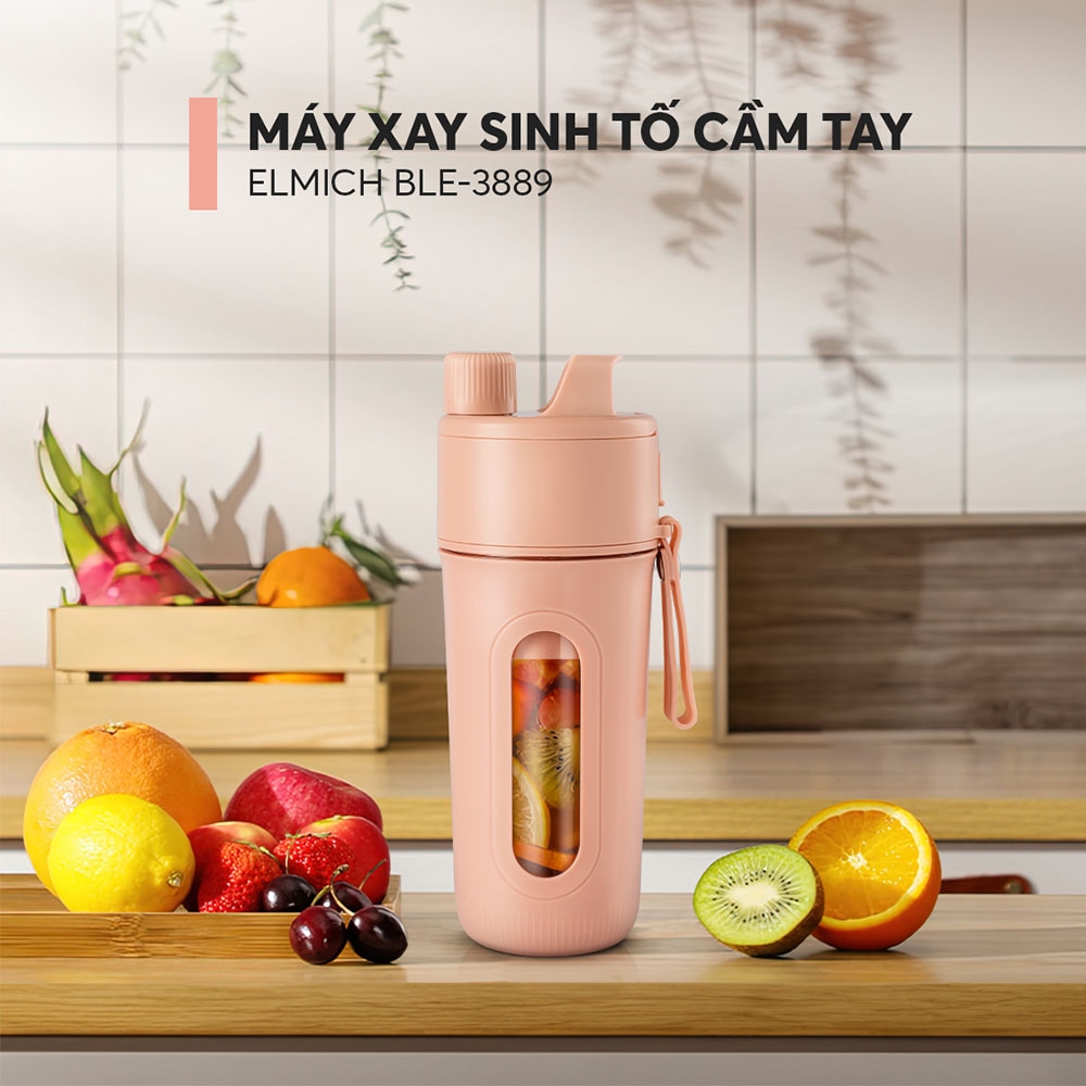 Máy xay sinh tố cầm tay mini cao cấp Elmich BLE-3889