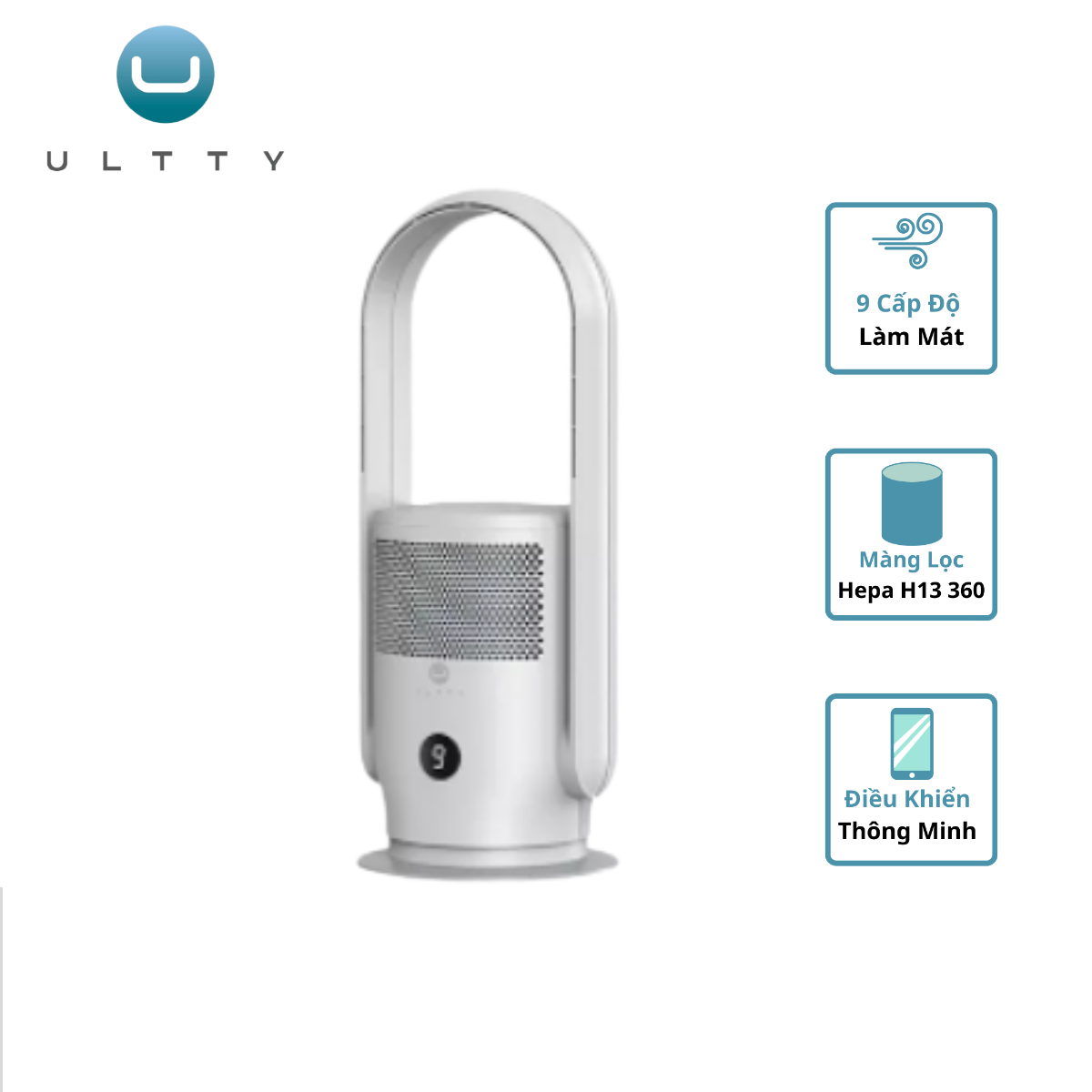 Quạt lọc không khí thông minh Ultty SKJ-CR021 Trắng