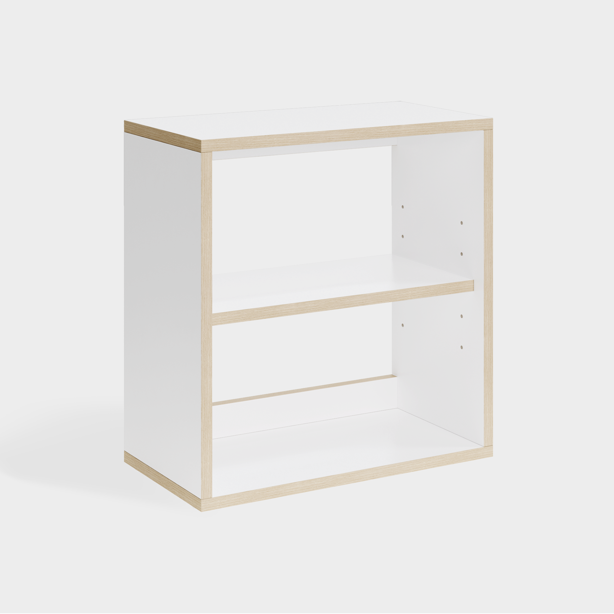 Kệ Gỗ Trang Trí, Lưu Trữ Đa Năng Trắng 3 Phiên Bản Không Cánh Make My Home EZ