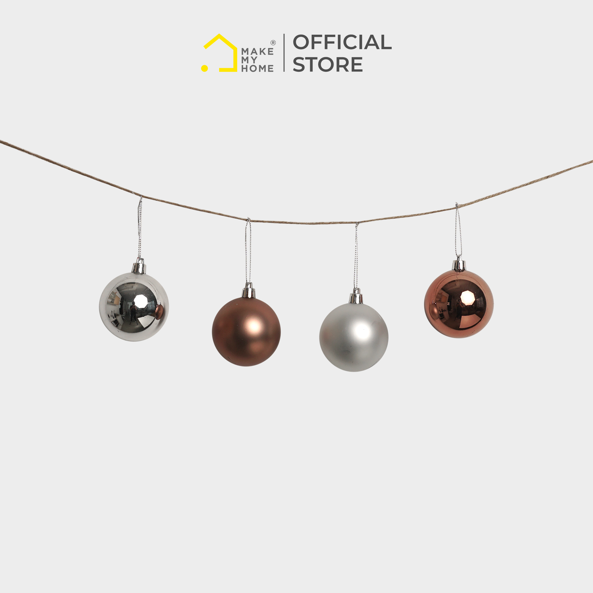 Set Châu Nhựa Nhiều Màu LẤP LÁNH Trang Trí Cây Thông Giáng Sinh Noel Make My Home