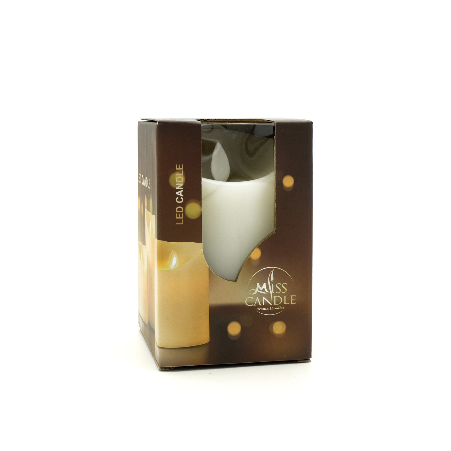 Miss Candle Nến Pillar D7.5H12 LED