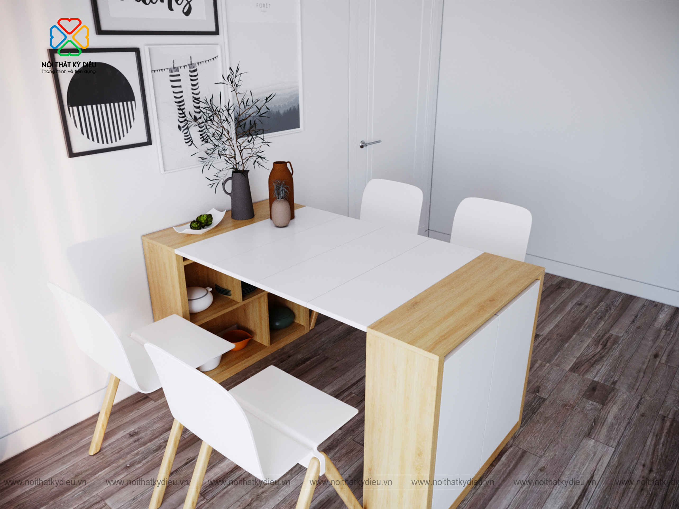 Bàn ăn xếp gọn