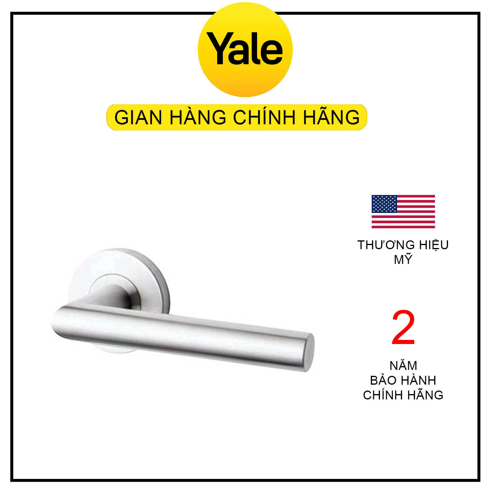 Tay nắm gạt phân lập YALE YTL060US32D