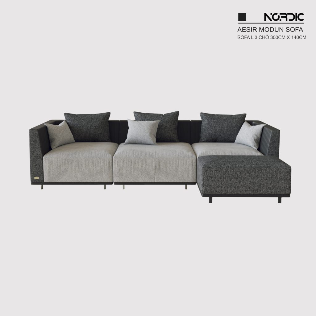 Sofa Aesir L 3 chỗ 3m bản Standard