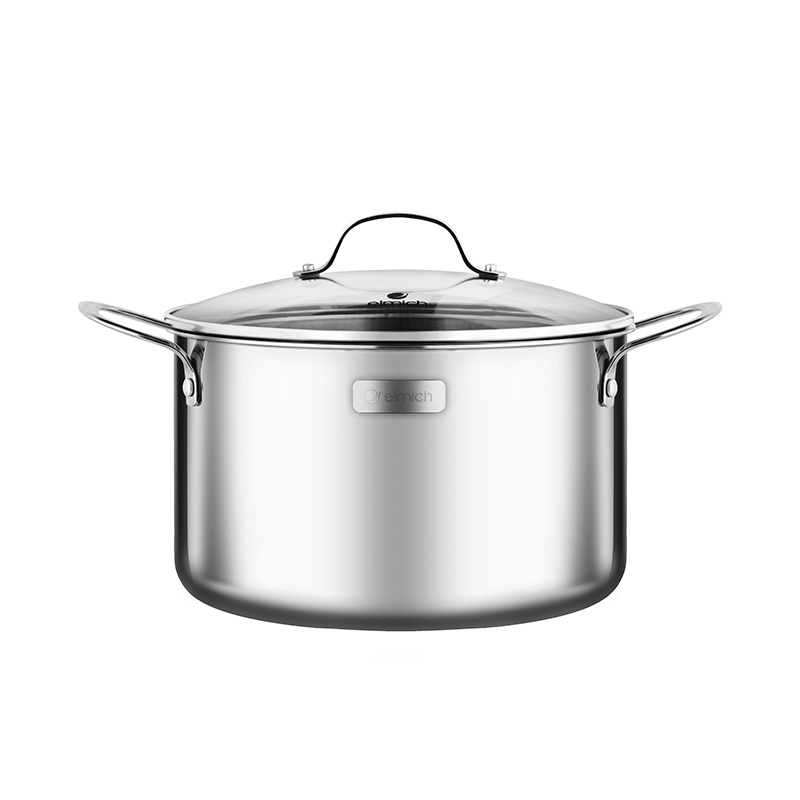 Nồi inox cao cấp 3 lớp đáy liền Trimax 20cm