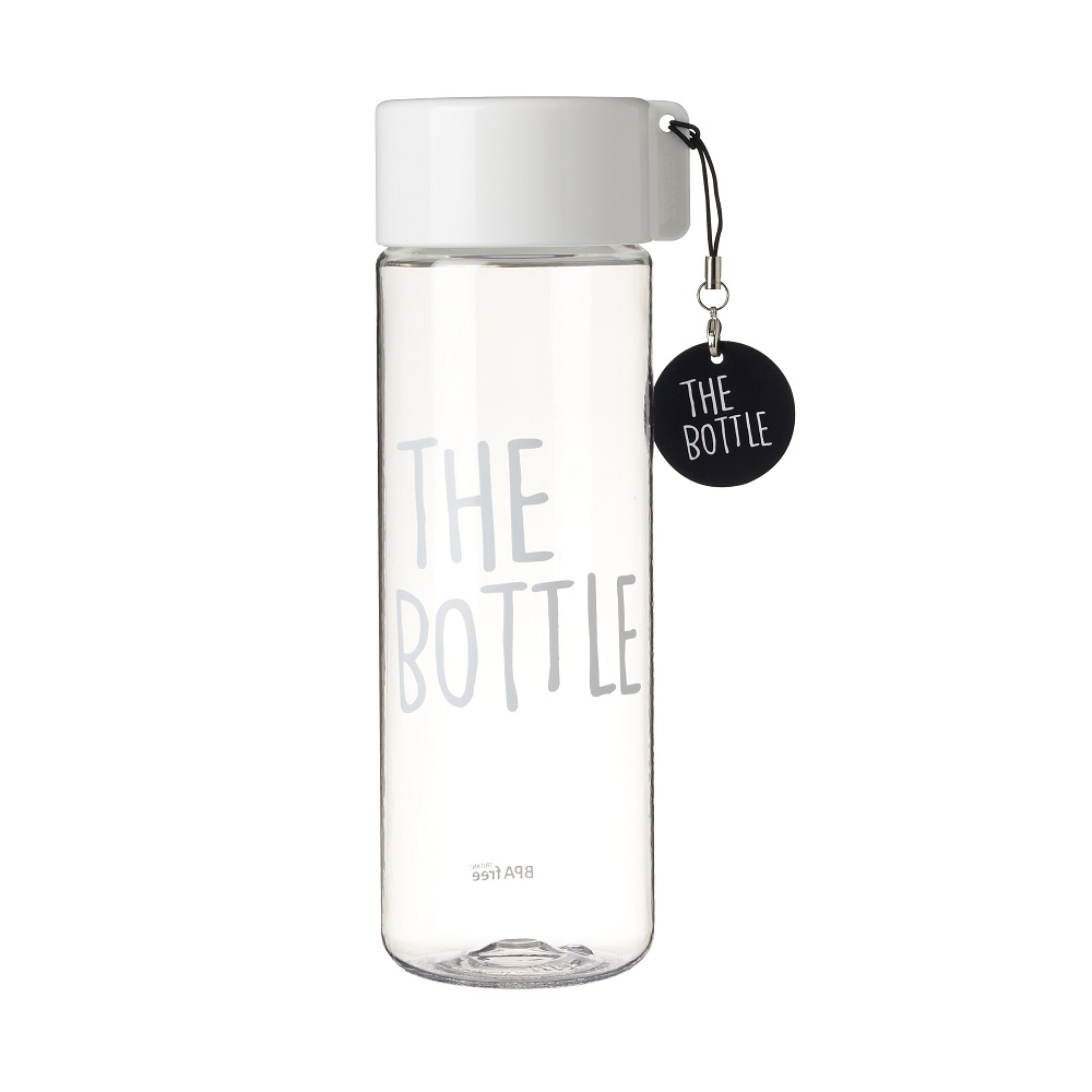 Bình nước nhựa rỗng Komax The Bottle (trắng) 550ml - 20488