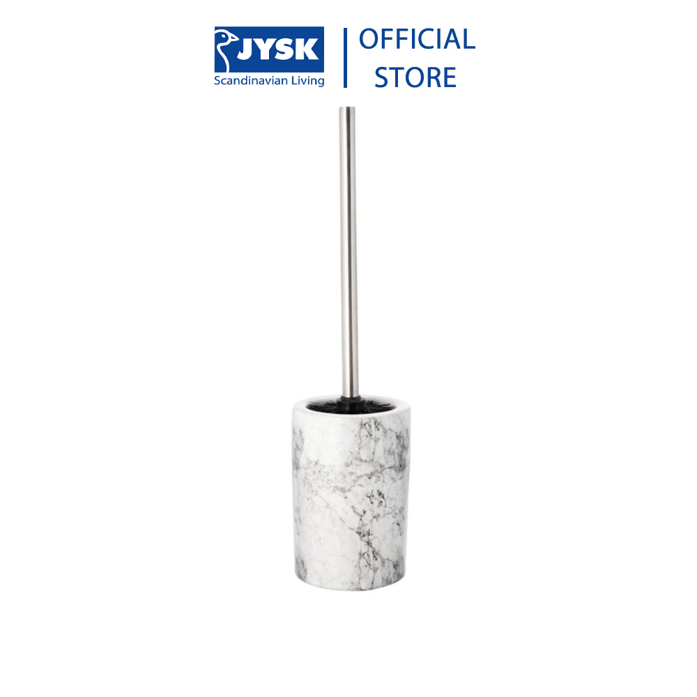 Chổi cọ | JYSK Jonstorp | gốm/ kim loại | màu đá cẩm thạch | DK10.5xC12cm