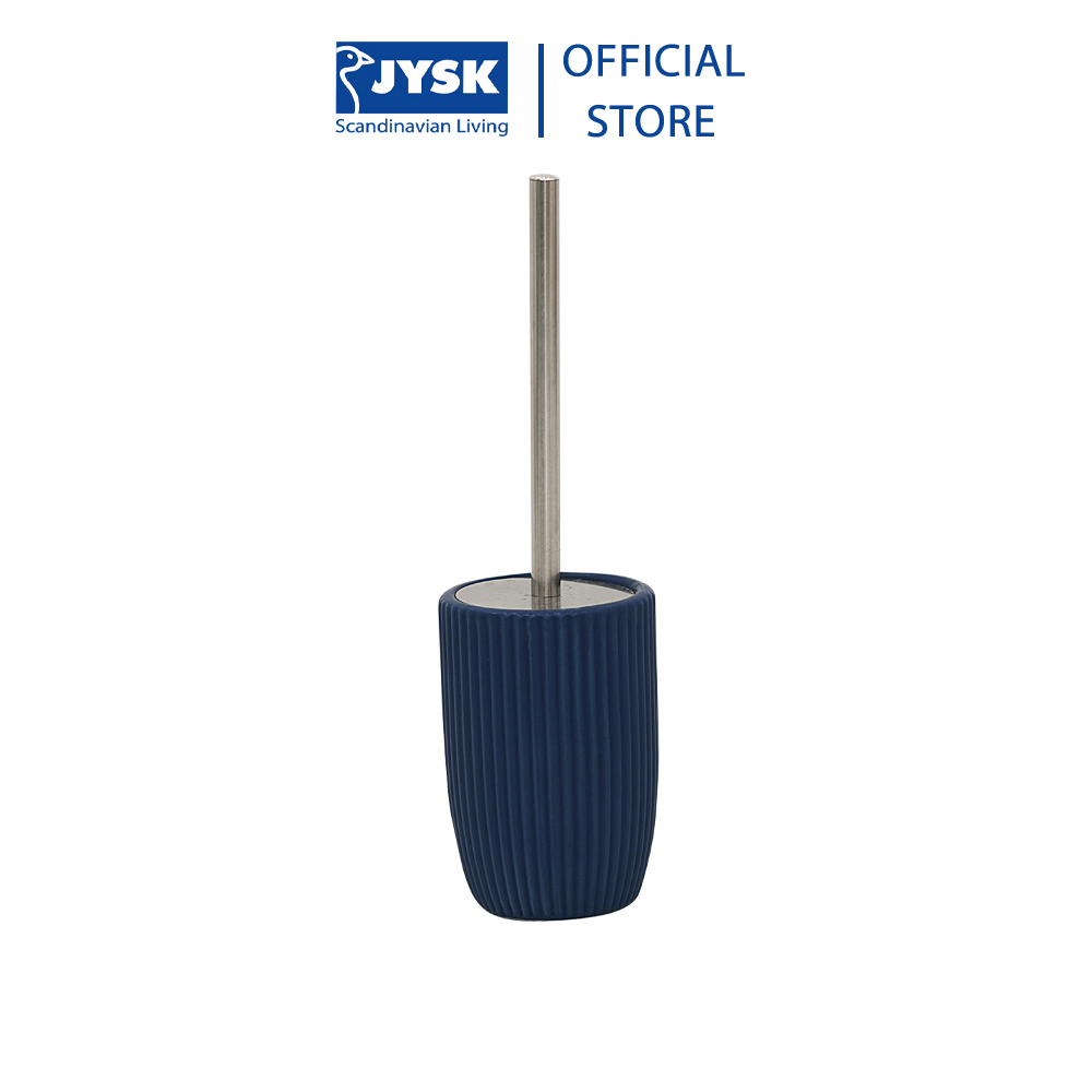 Chổi cọ toilet | JYSK Esrum | gốm |xanh dương đậm | DK11xC16cm