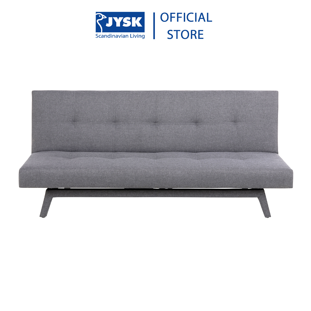 Sofa giường | JYSK Holstebro | vải polyester | xám | R180xS92/108xC80cm
