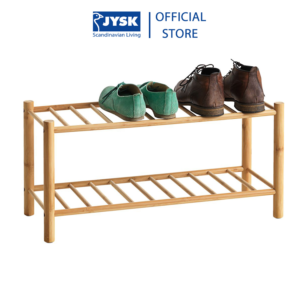 Kệ giày | JYSK Vandsted | tre ép | màu sồi | R70xS27xC33cm