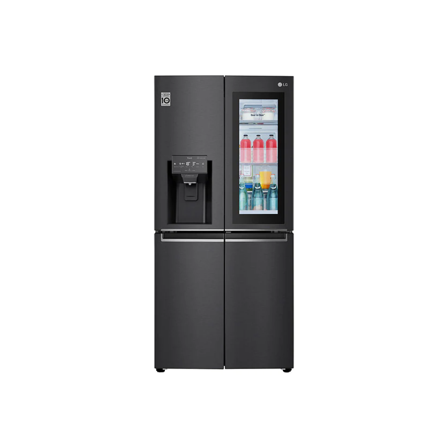 Tủ lạnh French Door 570L, với Instaview Door-in-door và ngăn lấy nước ngoài màu đen lì