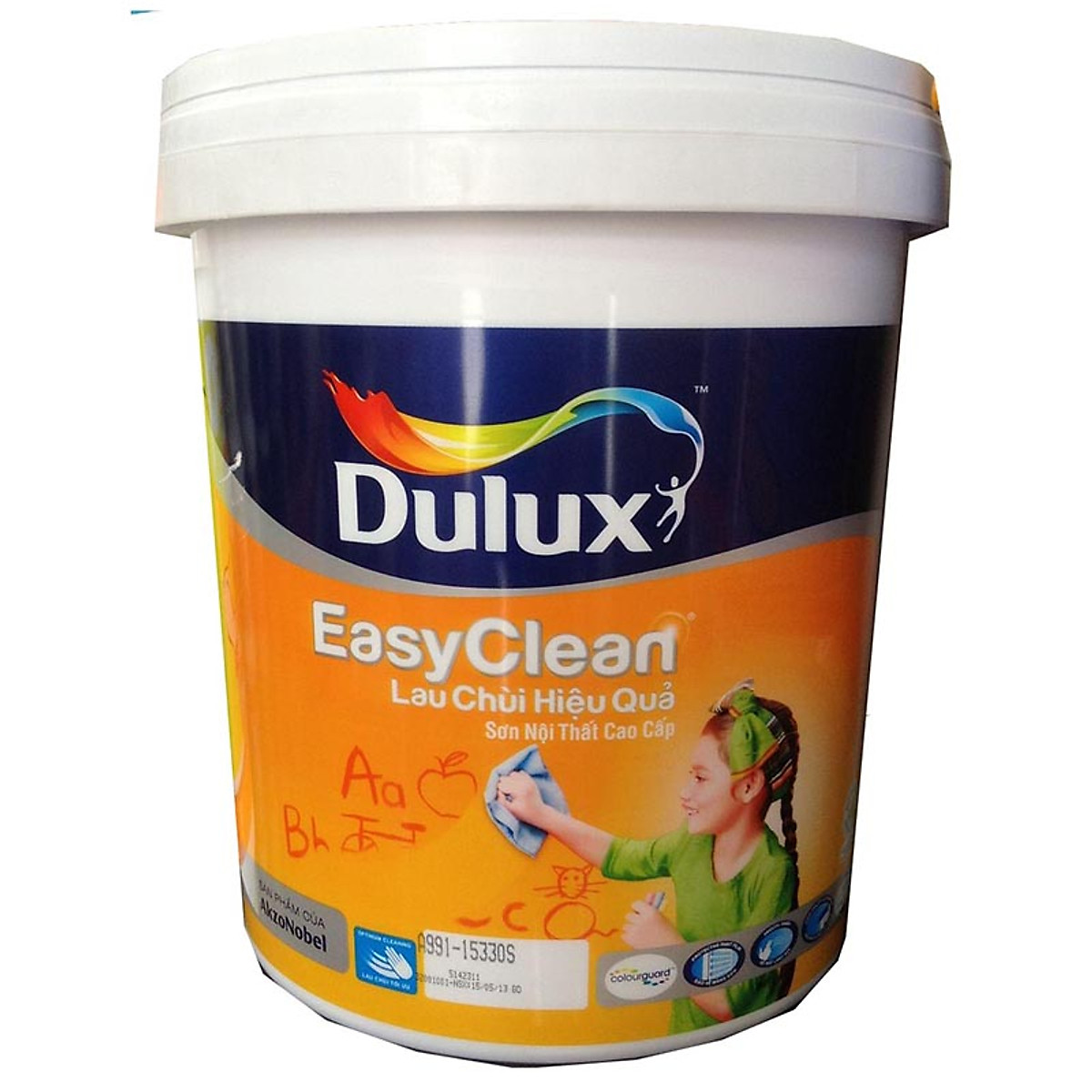 Dulux EasyClean Lau Chùi Hiệu Quả - Bề mặt mờ Màu 167 - Leather Brogue - 5L