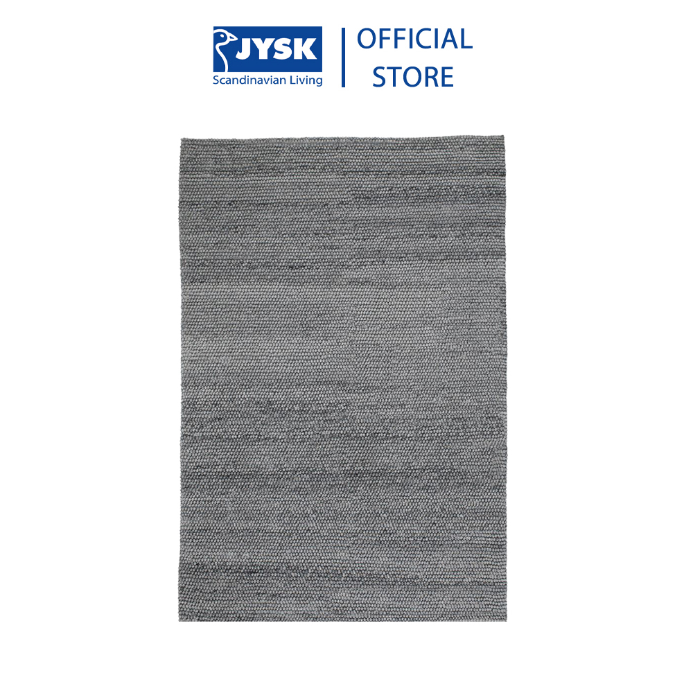 Thảm phòng khách | JYSK Rabbesiv | polyester màu xám