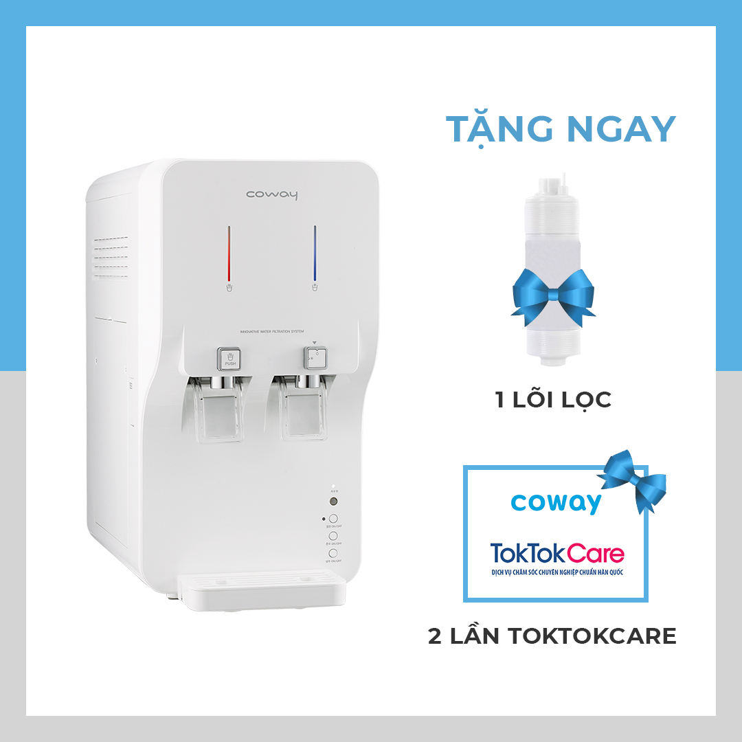 Máy lọc nước để bàn Coway NEO 2 (CHP-260L) tặng kèm 1 máy lọc không khí ô tô cao cấp Filson F1111