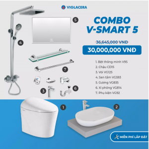 Combo Nhà tắm thông minh V-SMART 5