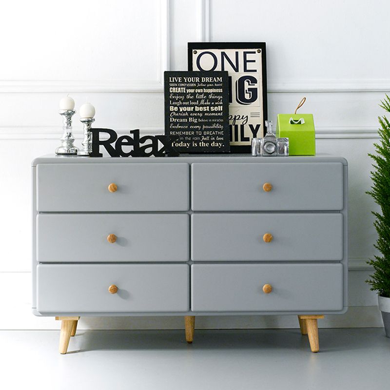 Tủ 6 ngăn kéo Rora - Grey