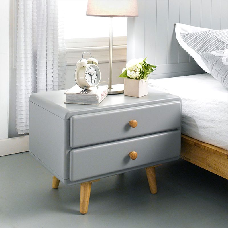 Tủ đầu giường 2 ngăn kéo Rora - Grey