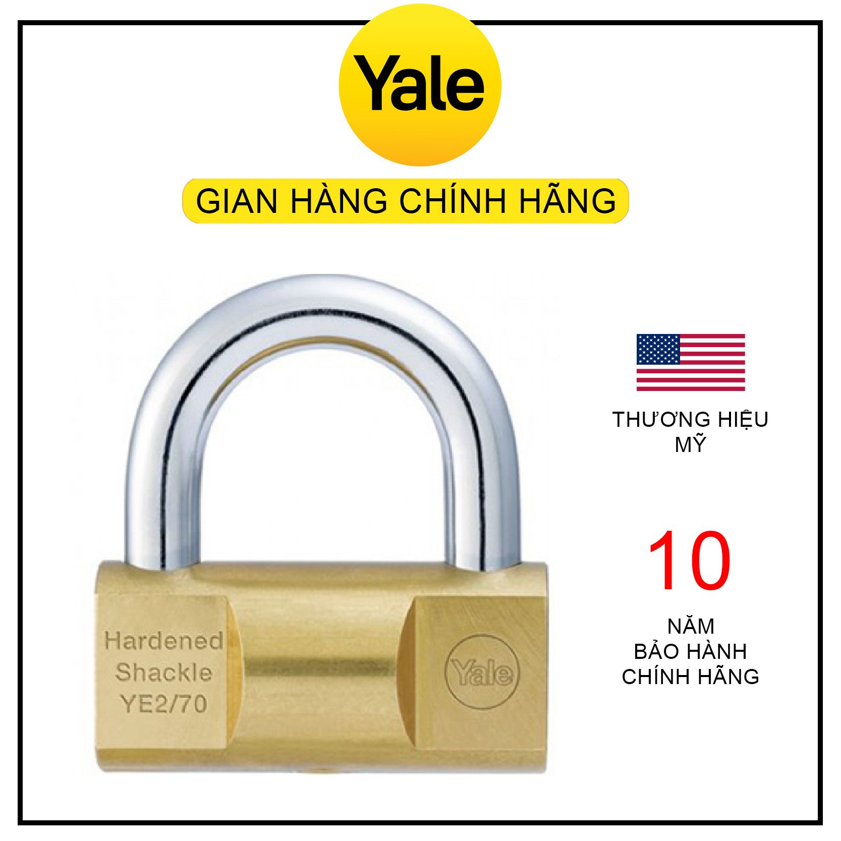 Khóa bấm YALE YE2/70/132/1