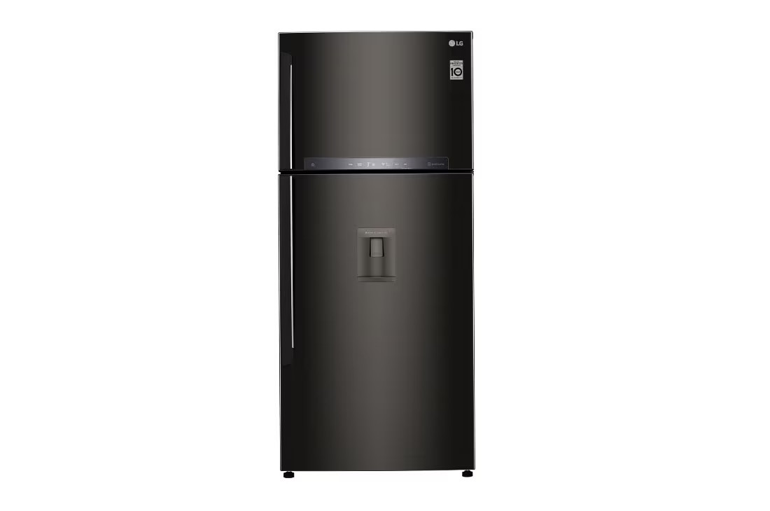 Tủ lạnh LG ngăn đá trên Inverter Linear™ 478L màu đen GN-D602BL