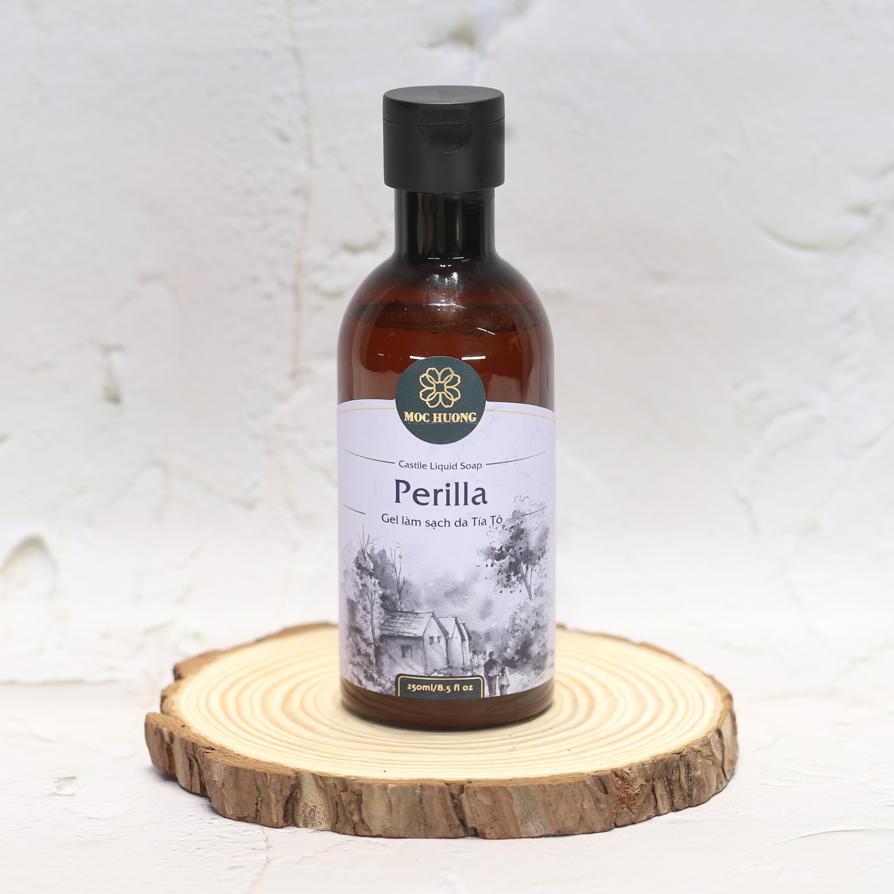 Sữa tắm tự nhiên Tía tô Castile Liquid Soap Perilla 250ml