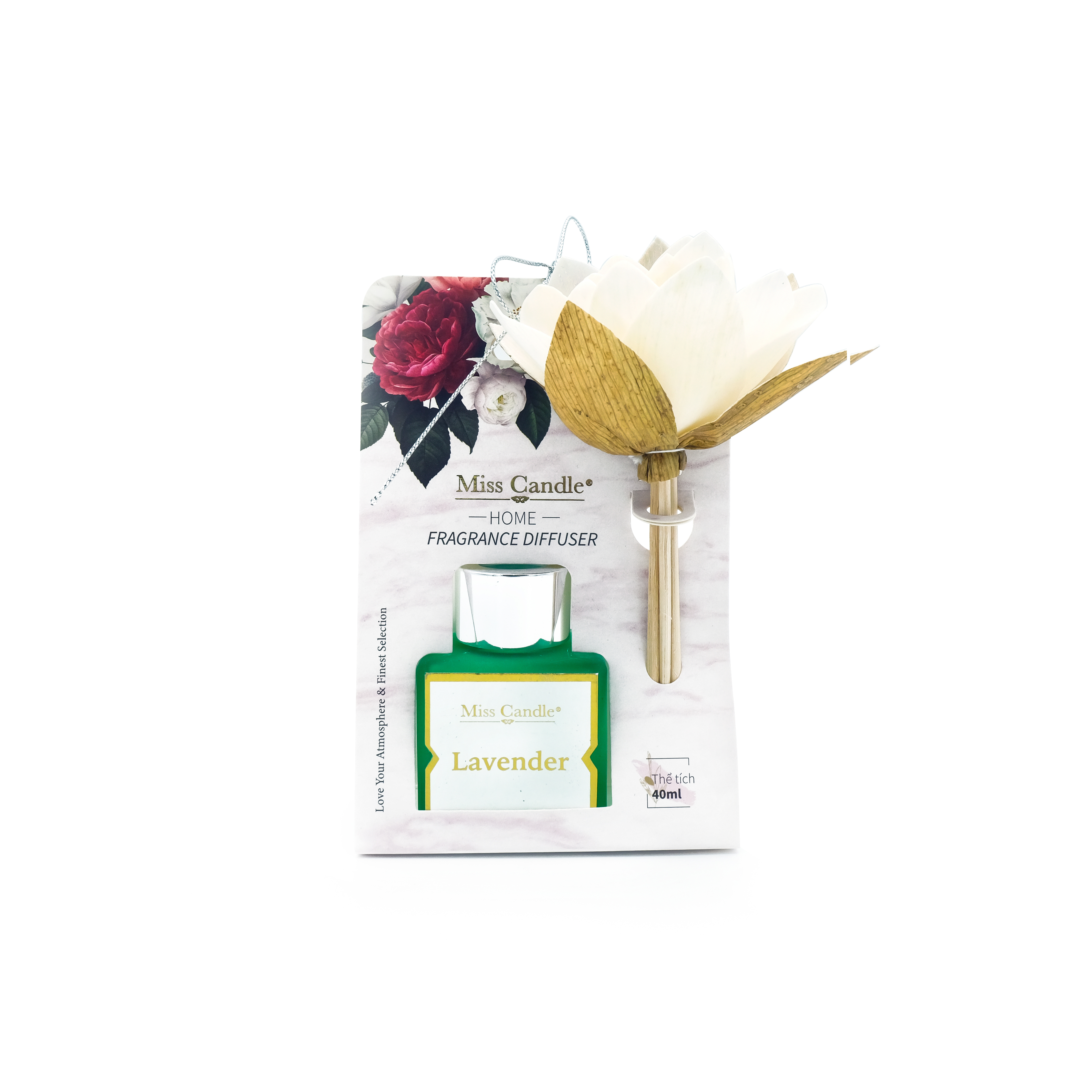 Miss Candle Lọ Tinh Dầu 40ml Xanh Lá