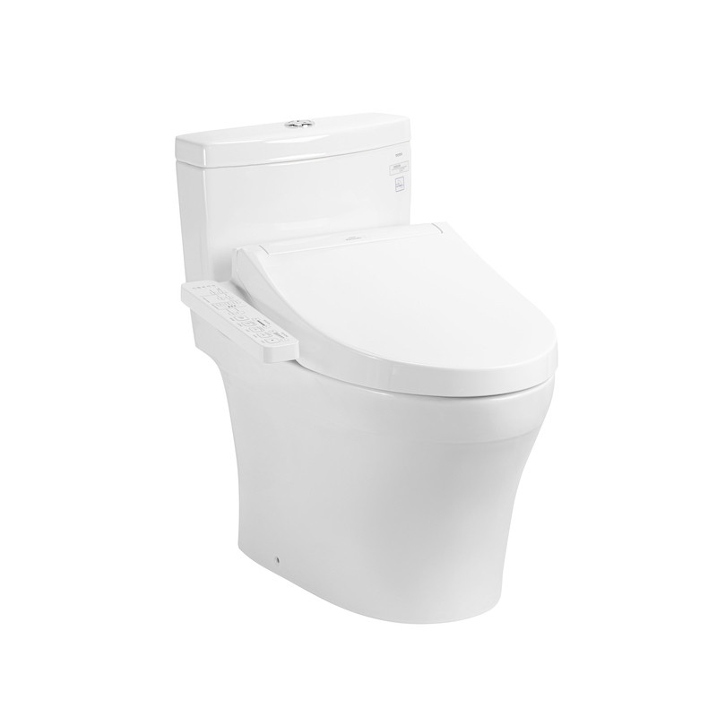 Bàn cầu một khối kèm nắp rửa điện tử WASHLET dòng C2 (MS889DRW16)