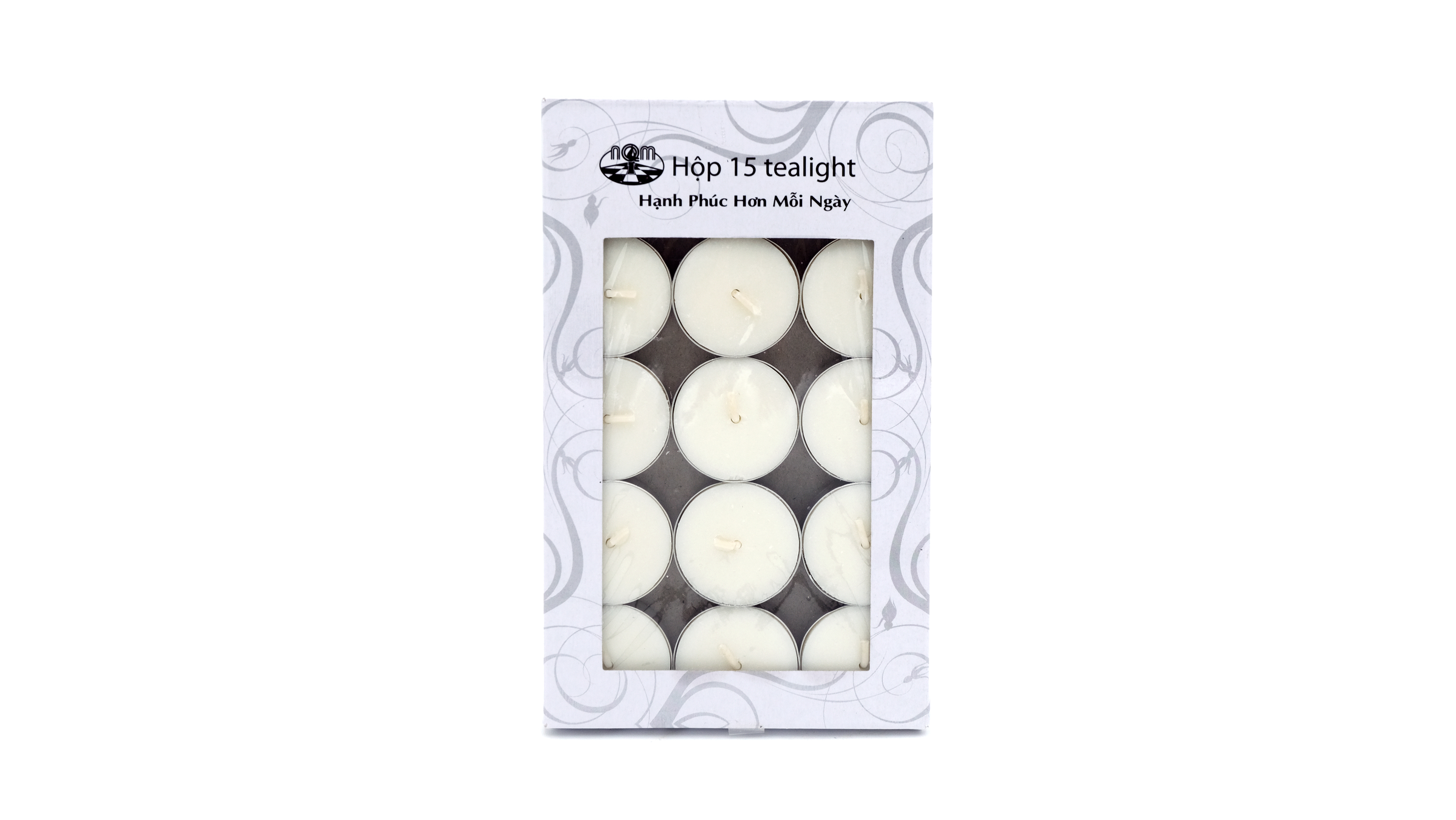 Miss Candle Hộp 15 Tealight Trắng NQM 2158
