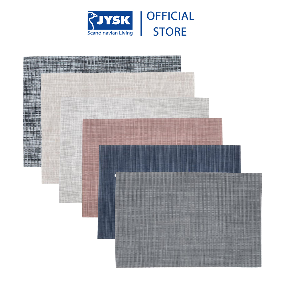 Tấm lót đĩa | JYSK Vallmo | nhựa nhiều màu | 33x42cm